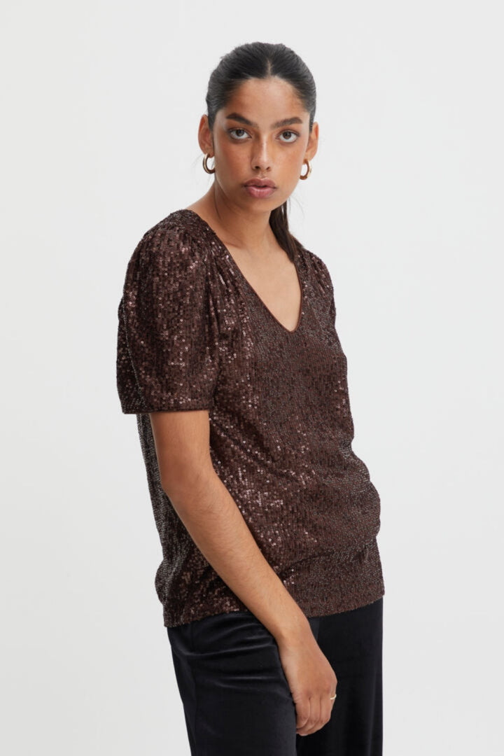 Ichi - Ihfauci Ss2 - Coffee Bean T-shirts 