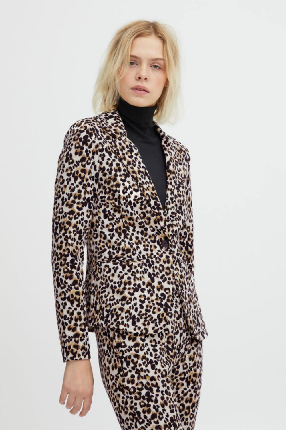 Ichi - Ihkate Print Bl12 - Leo Mix 1 Blazere 