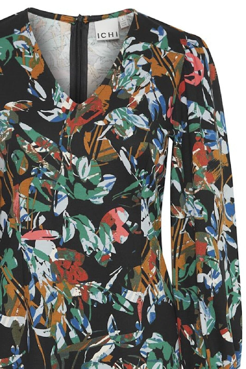 Ichi - Ihkate Print Dr10 - Multi Collage flower AOP Kjoler 