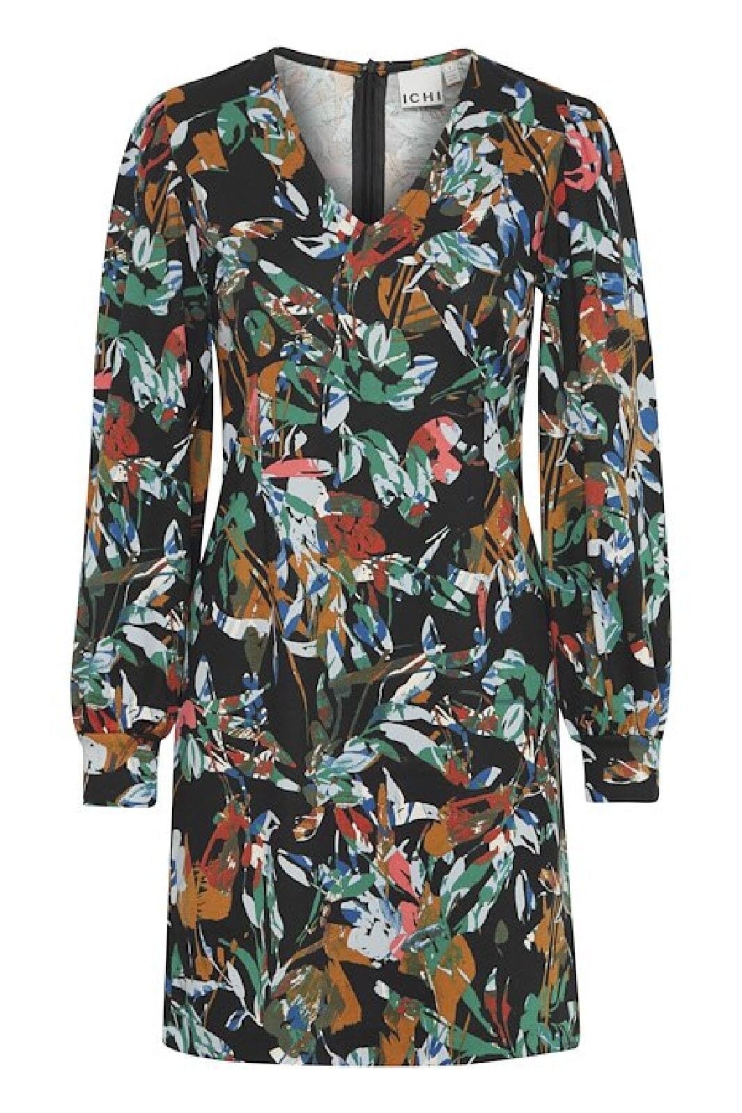 Ichi - Ihkate Print Dr10 - Multi Collage flower AOP Kjoler 