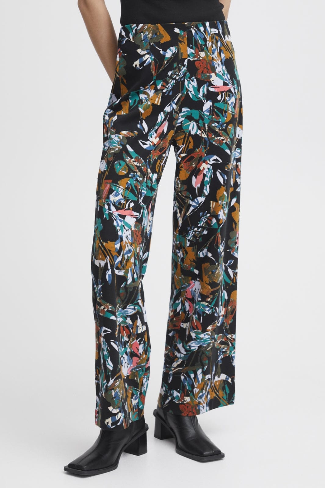 Ichi - Ihkate Print Pa17 Fl - Multi Collage flower AOP Bukser 