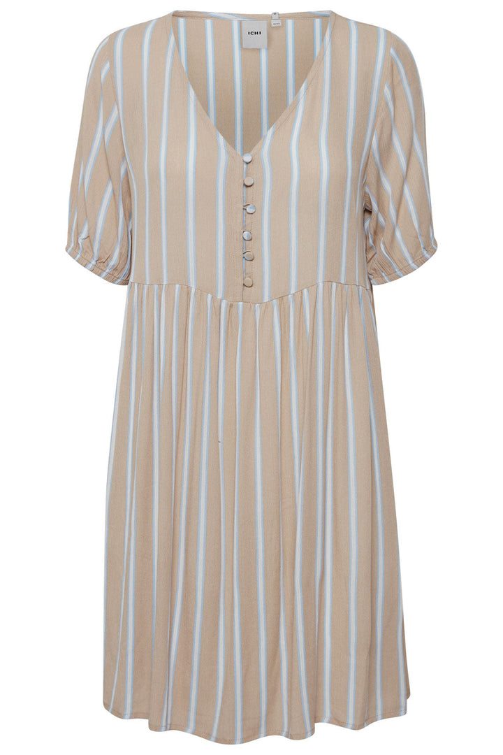 Ichi - Ihmarrakech Aop Dress - Doeskin Kjoler 