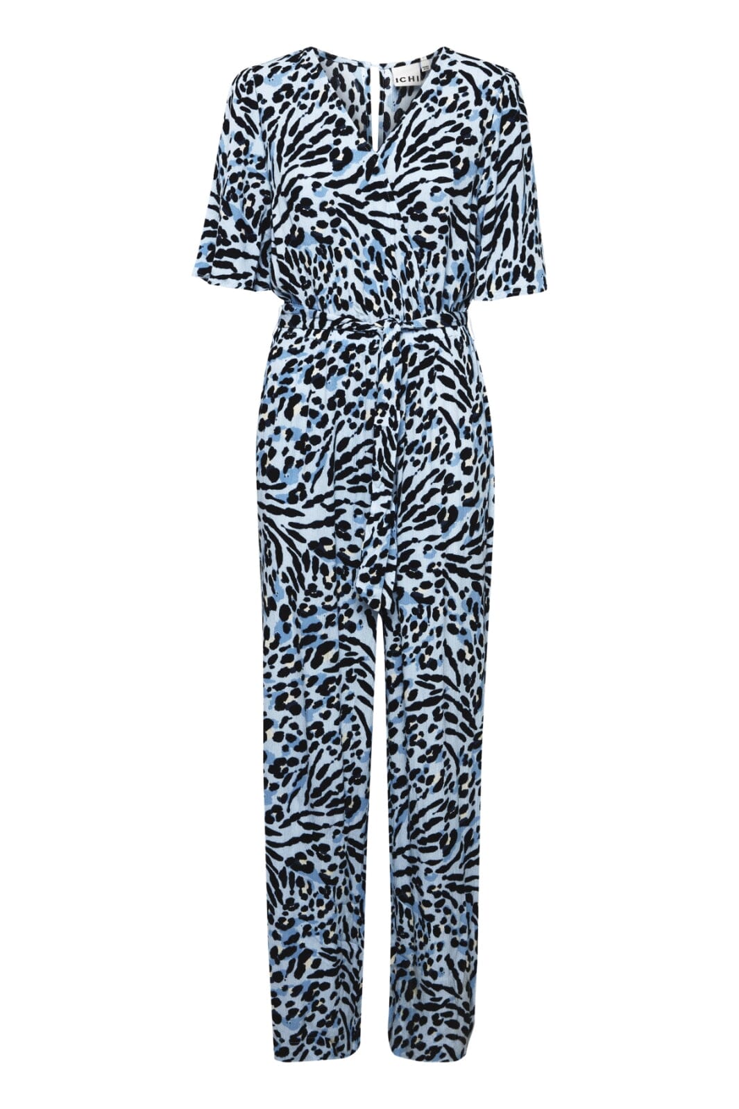 Ichi - Ihmarrakech Aop Js Fl3 - Little Boy Blue Leo Print Jumpsuits 