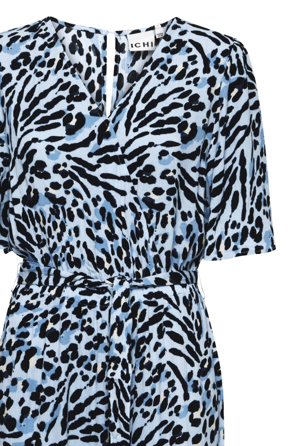 Ichi - Ihmarrakech Aop Js Fl3 - Little Boy Blue Leo Print Jumpsuits 