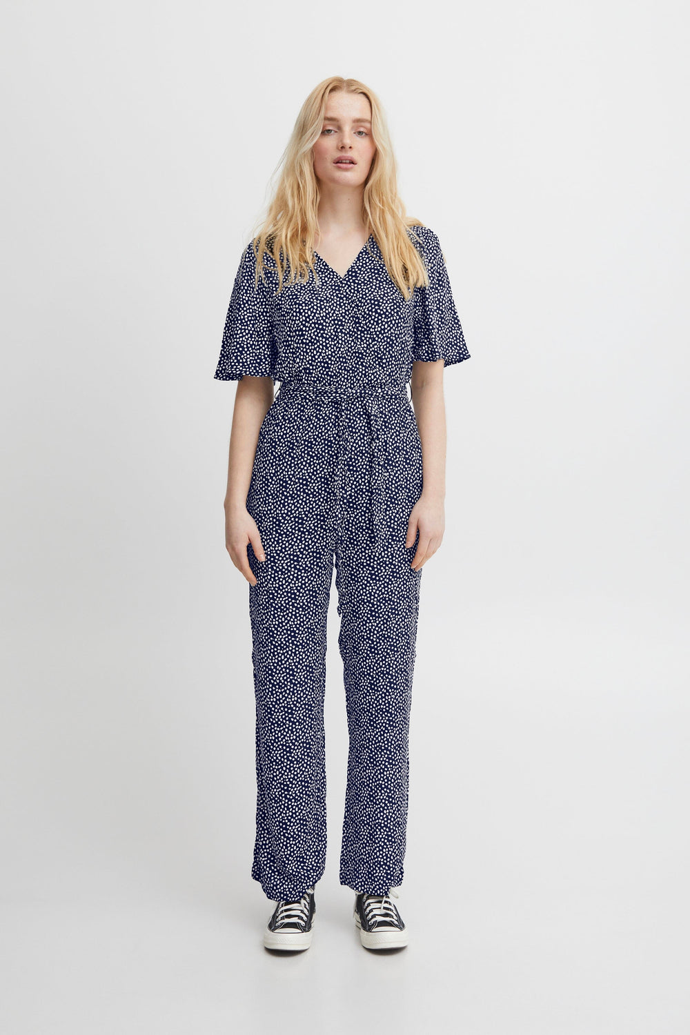 Ichi - Ihmarrakech Aop Js Fl3 - Total Eclipse Dot Jumpsuits 