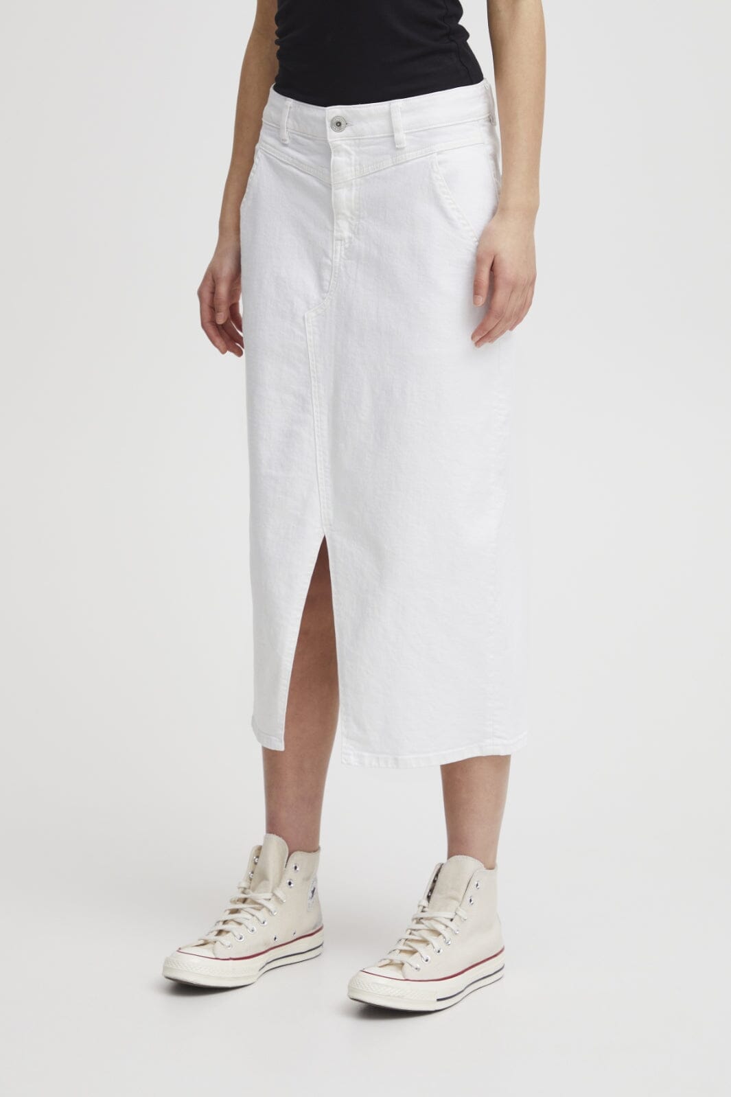 Ichi - Ihziggi Sk3 - Bright White Nederdele 