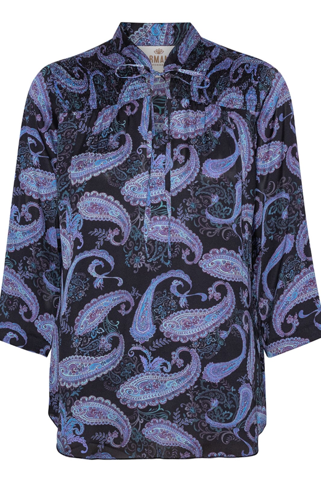 Karmamia - Aya Blouse - Lavender Poppy Bluser 