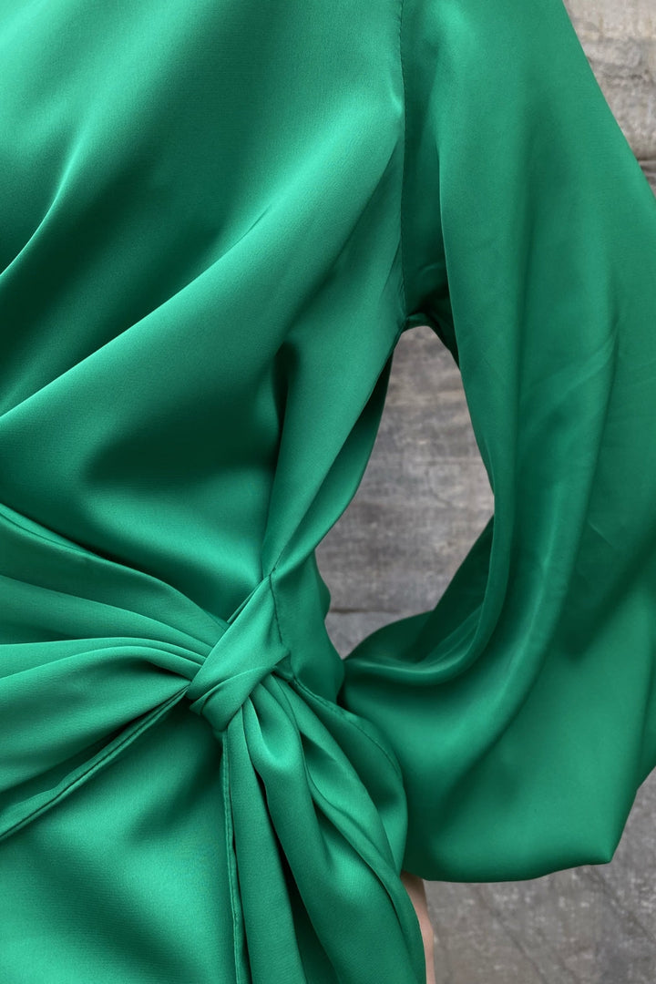 Karmamia - Ines Blouse - Emerald Bluser 