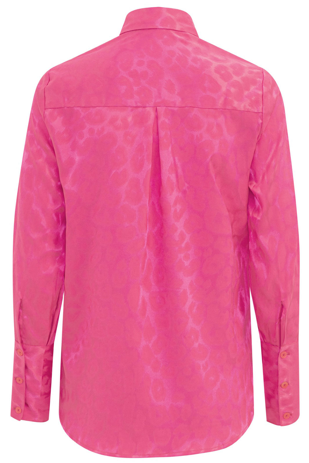 Karmamia - Josephine Shirt - Pink Leo Jacquard Skjorter 