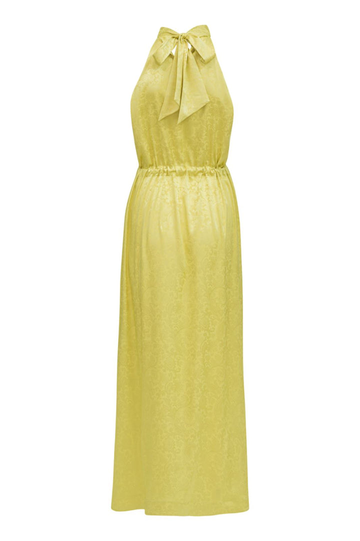 Karmamia - Layla Dress - Yellow Paisley Jacquard Kjoler 