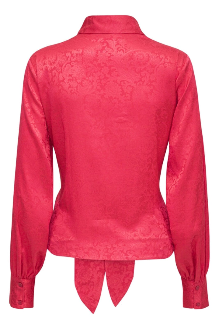 Karmamia - Lee Shirt - Cerise Paisley Jacquard Skjorter 