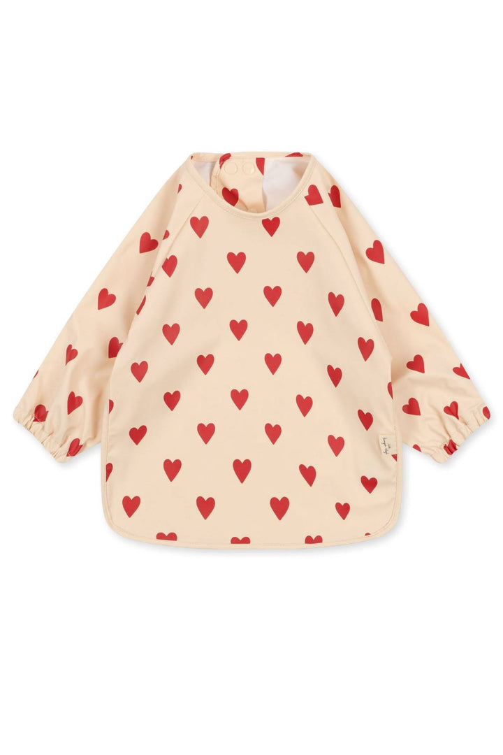 Konges Sløjd - 2 Pack Dinner Bib With Sleeves - Mon Amour Hagesmække/Savlesmække 