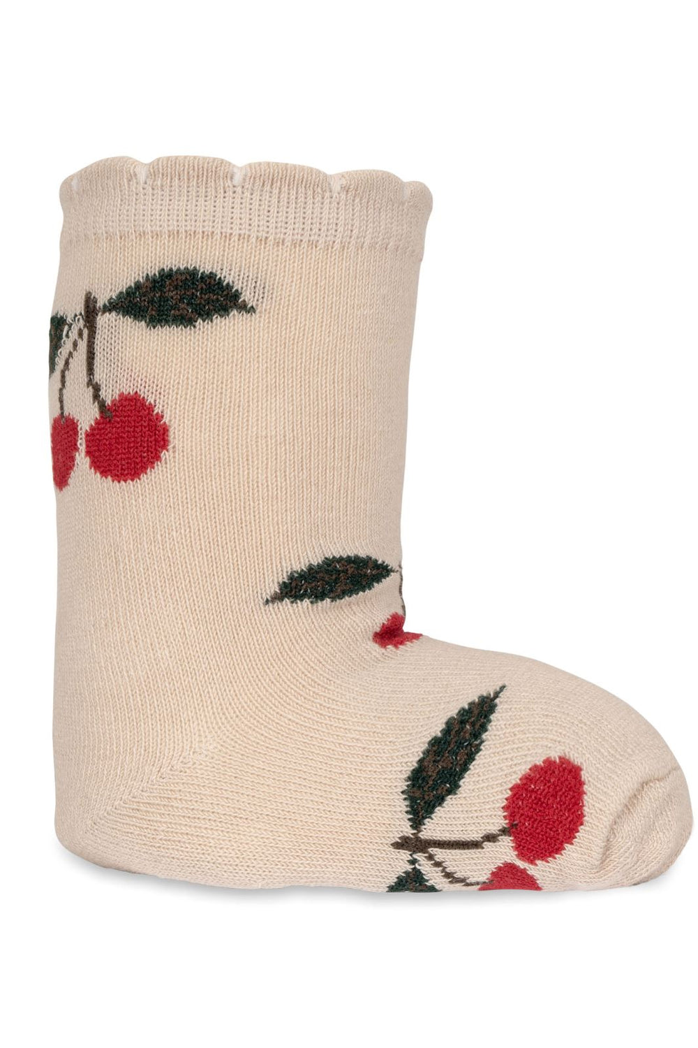 Konges Sløjd - 2 Pack Jacquard Socks - Big Cherry/Cherry Strømper 