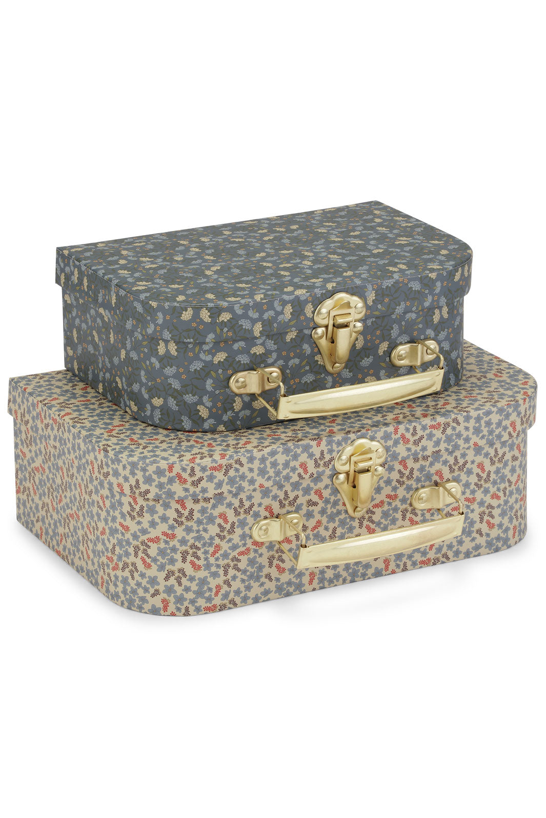 Konges Sløjd - 2-Pack Suitcase - Champ Bleu/Nuit Des Fleurs Tilbehør 
