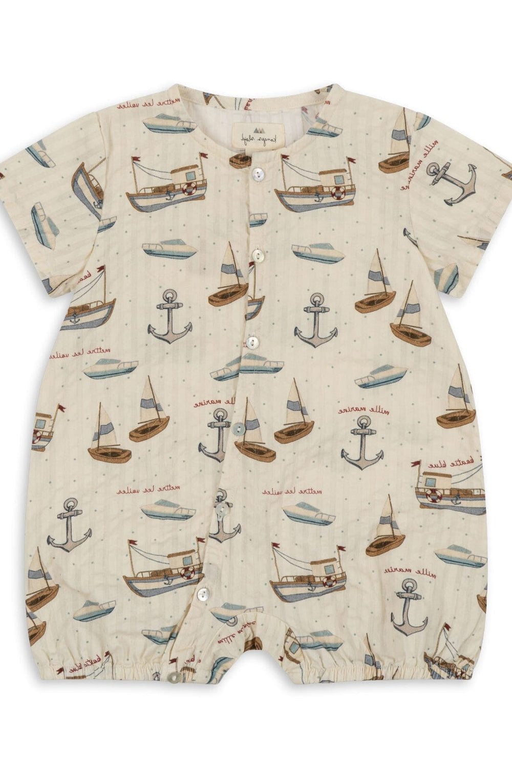 Konges Sløjd - Ace Romper Gots - Sail Away Heldragter 