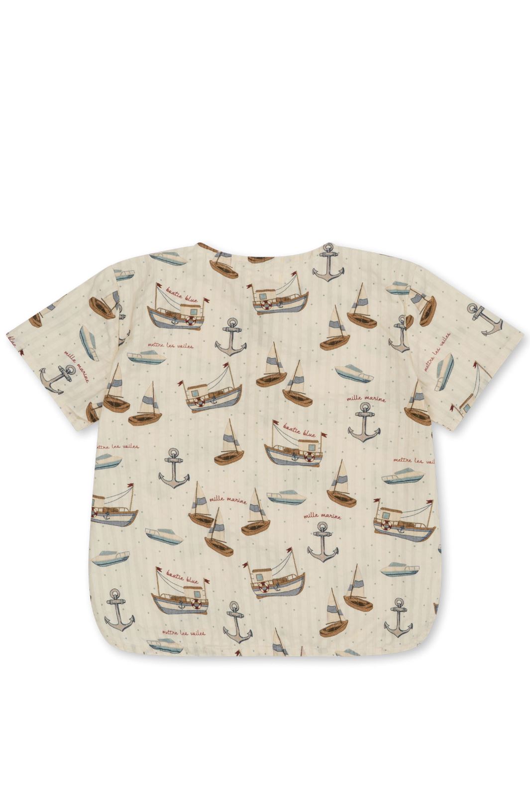Konges Sløjd - Ace Ss Shirt Gots - Sail Away Skjorter 