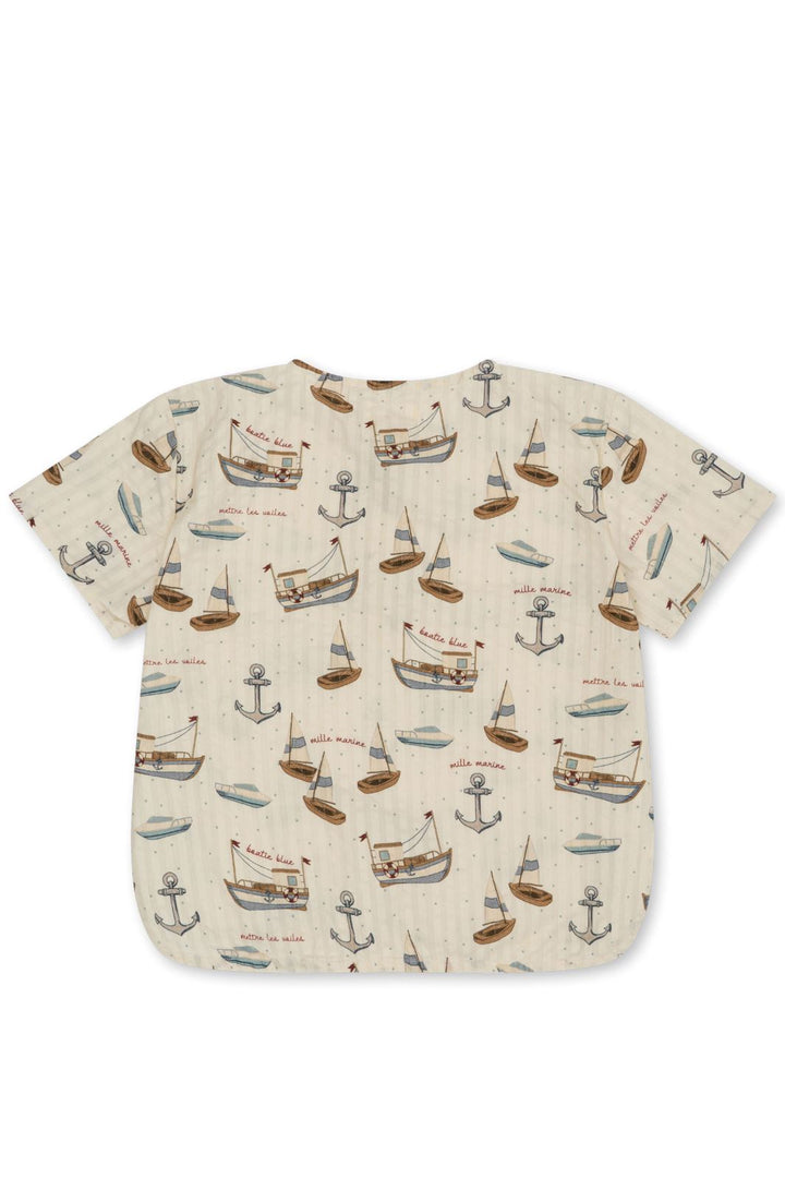 Konges Sløjd - Ace Ss Shirt Gots - Sail Away Skjorter 