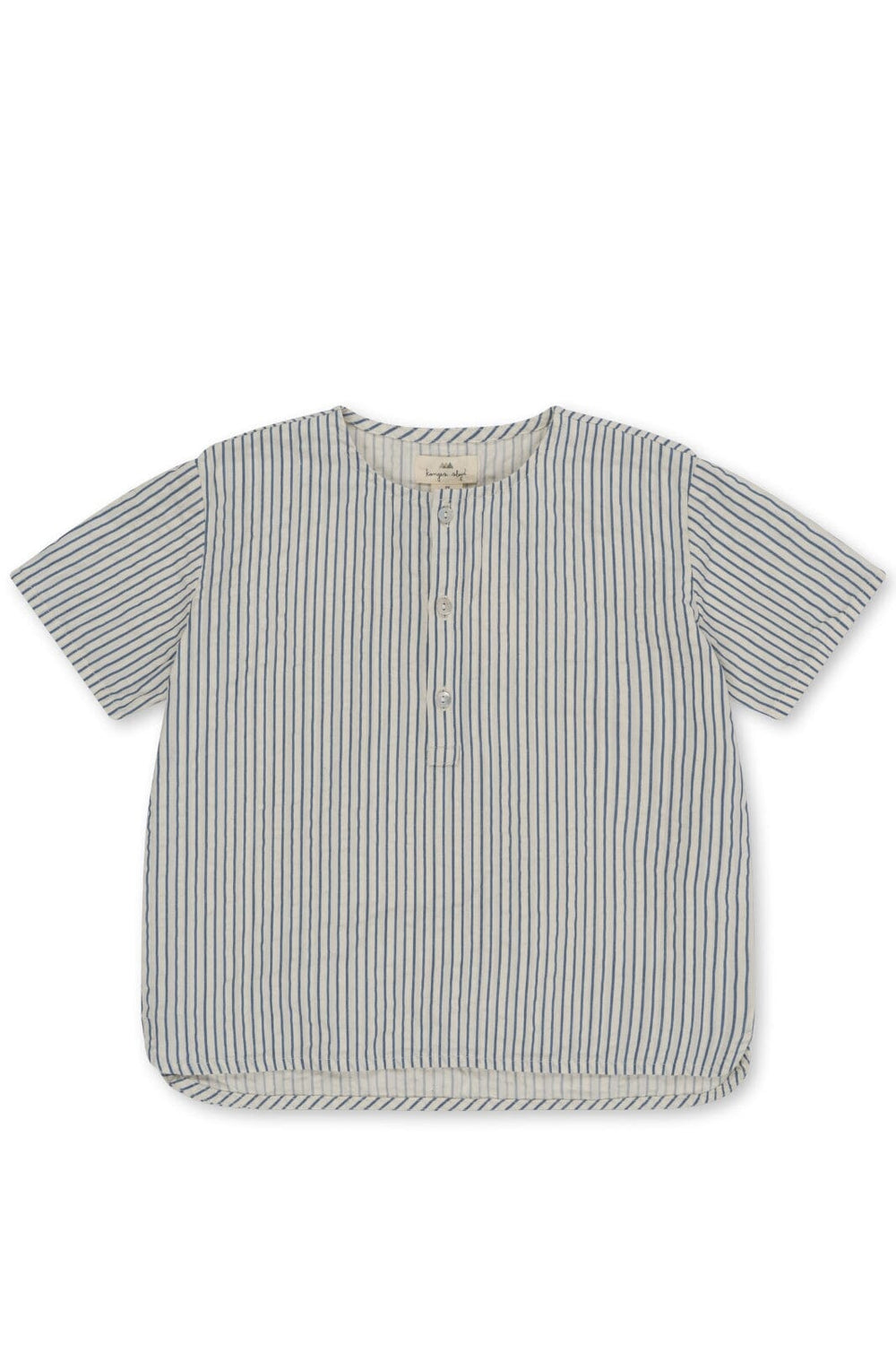 Konges Sløjd - Ace Ss Shirt Gots - Stripe Bluie Skjorter 