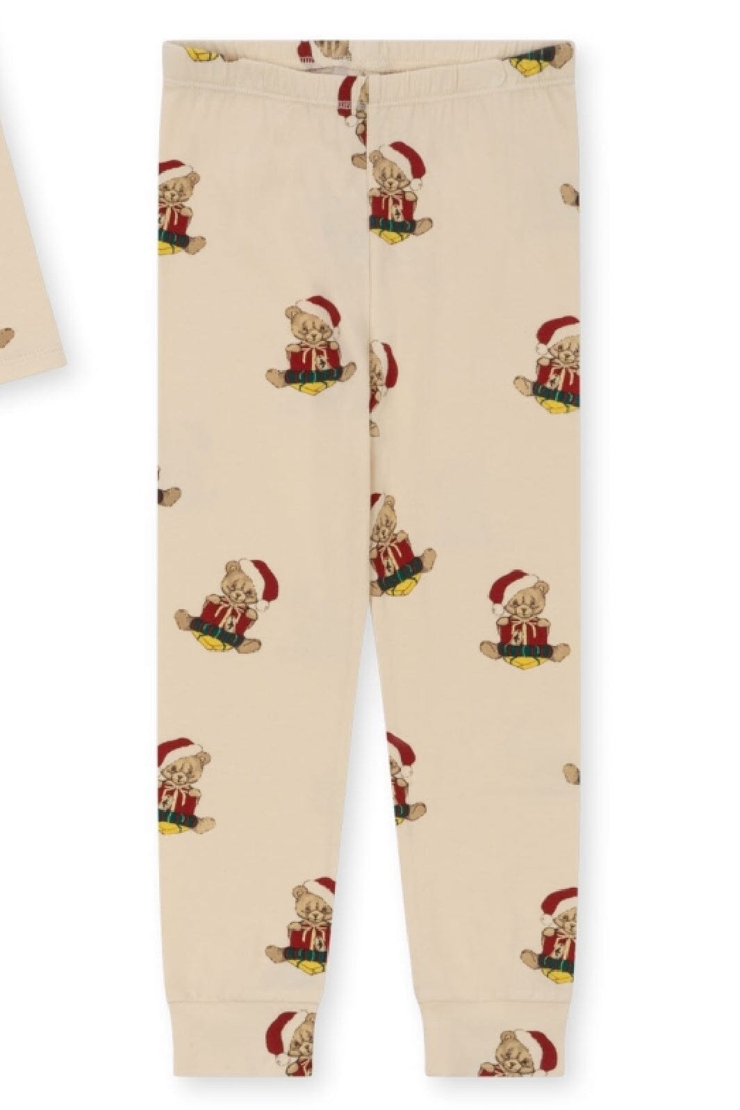 Konges Sløjd - Basic Blouse/Pants Set Gots - Christmas Teddy Nattøj 