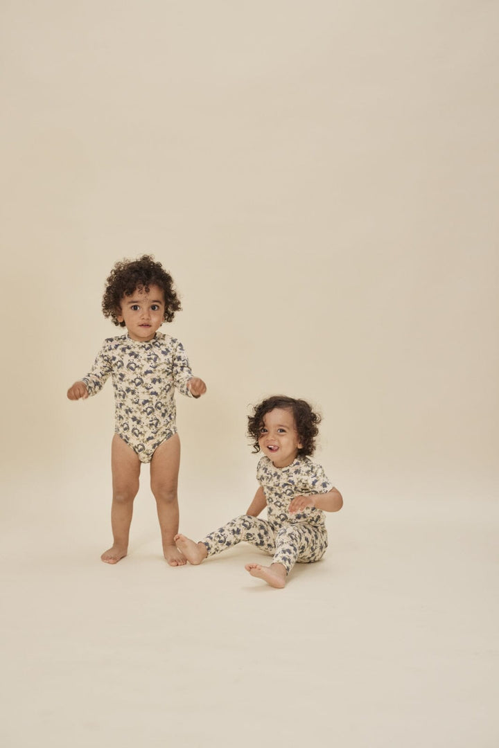 Konges Sløjd - Basic Ls Body Gots - Panda Bodystockings 