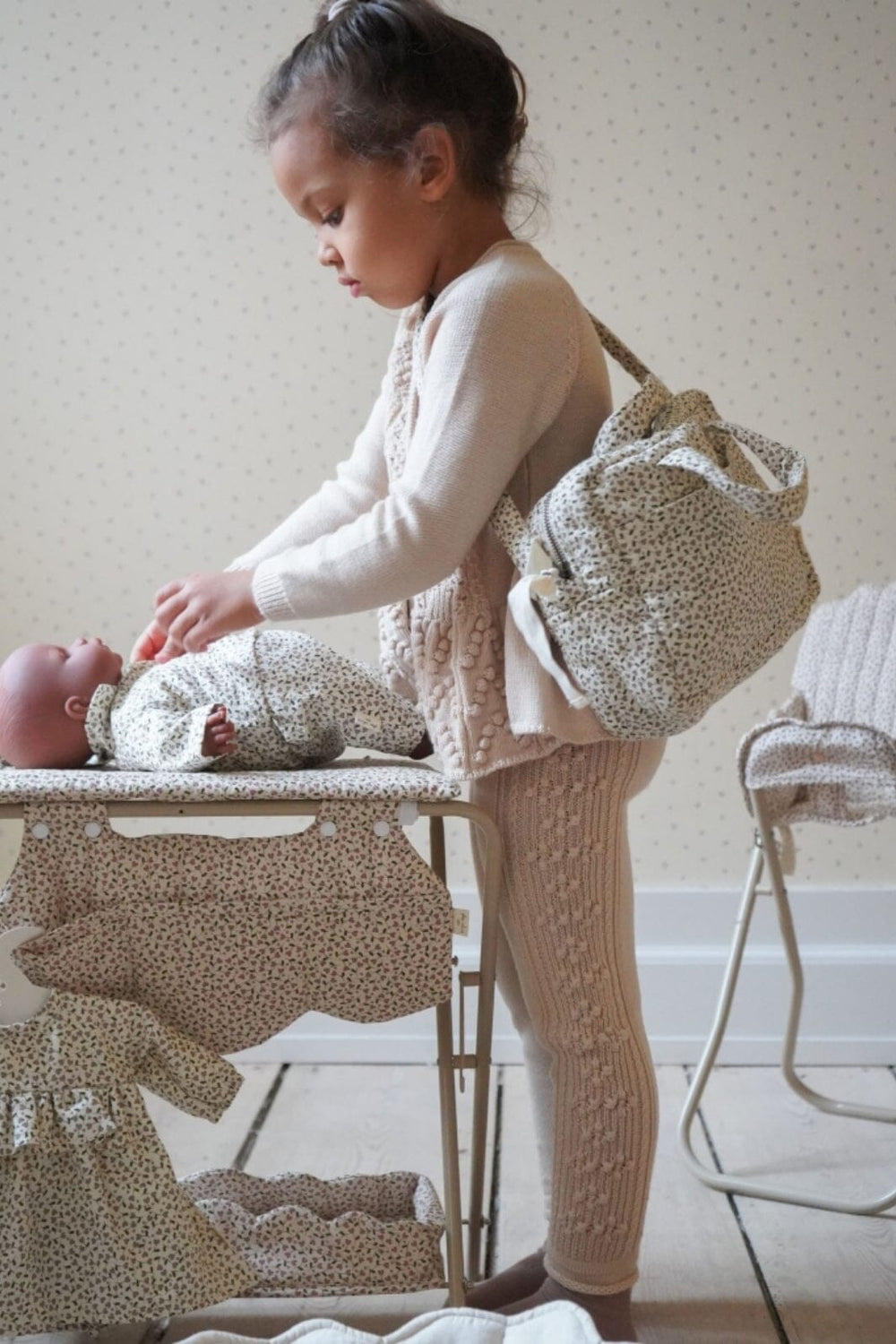 Konges Sløjd - Doll High Chair - Milk Tank Legetøj 