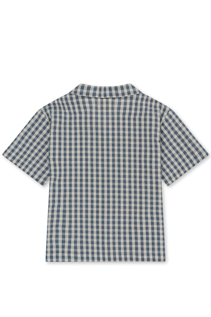Konges Sløjd - Kim Ss Shirt - Captains Blue Check Skjorter 