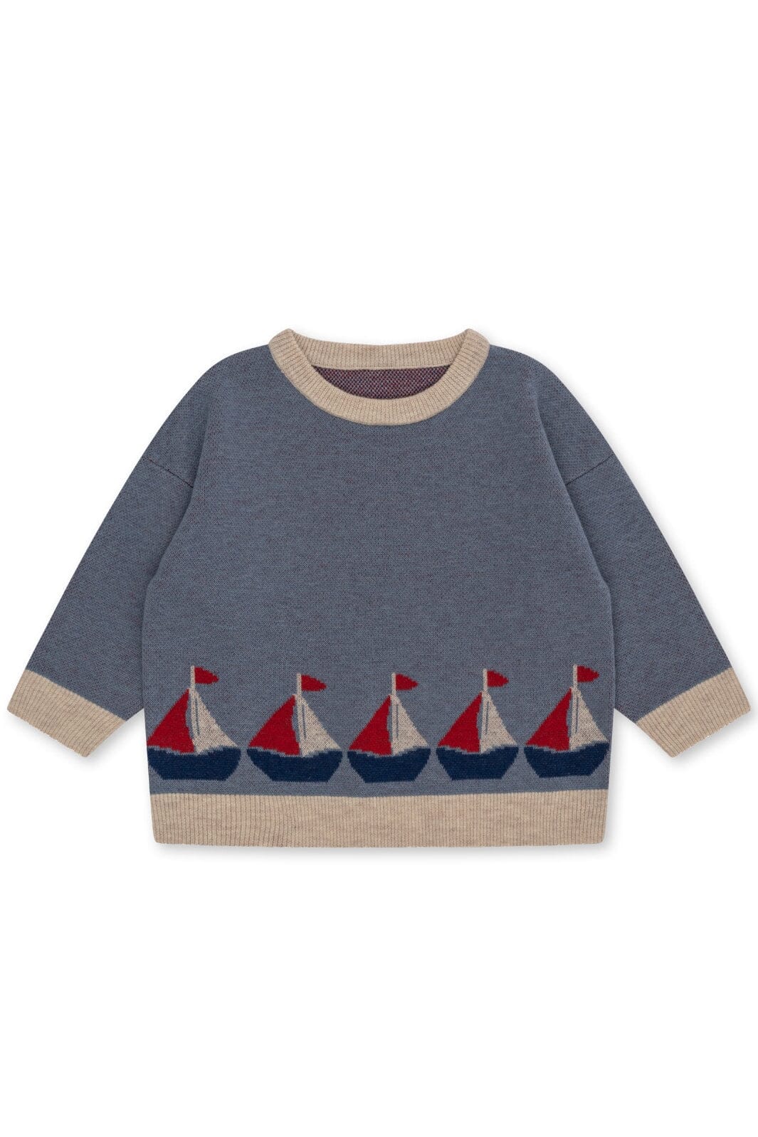 Konges Sløjd - Lapis Knit Blouse Gots - Sail Away Strikbluser 