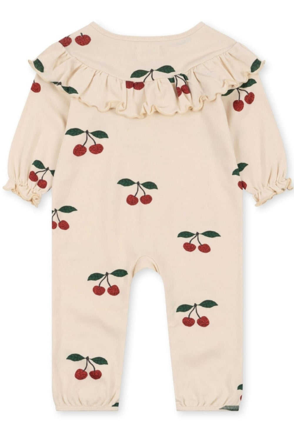 Konges Sløjd - Malli Glitter Romper Gots - Ma Grande Cerise Glitter Bodysuits 