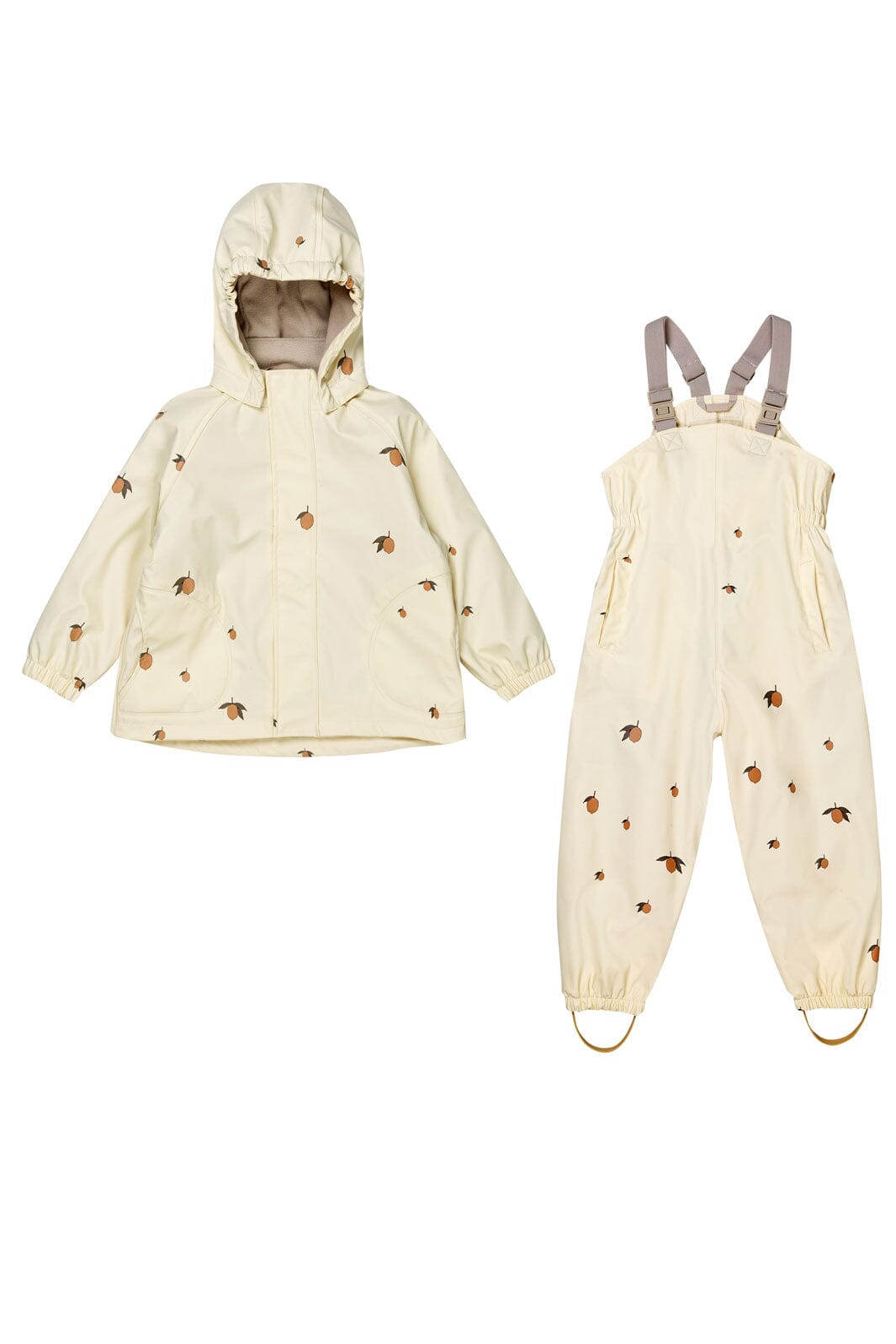 Konges Sløjd - Rainy Palme Set - Lemon Regntøj 
