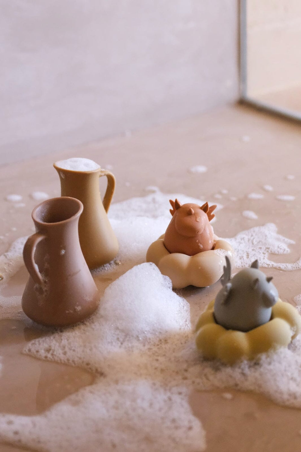 Konges Sløjd - Silicone Bath Toys Unicorn - Blush Bad 