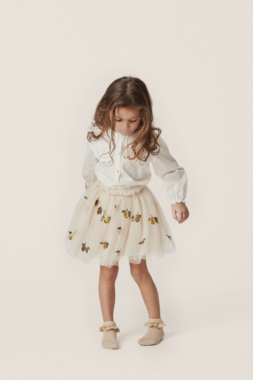 Konges Sløjd - Yvonne Skirt - Lemon Sequin Nederdele 
