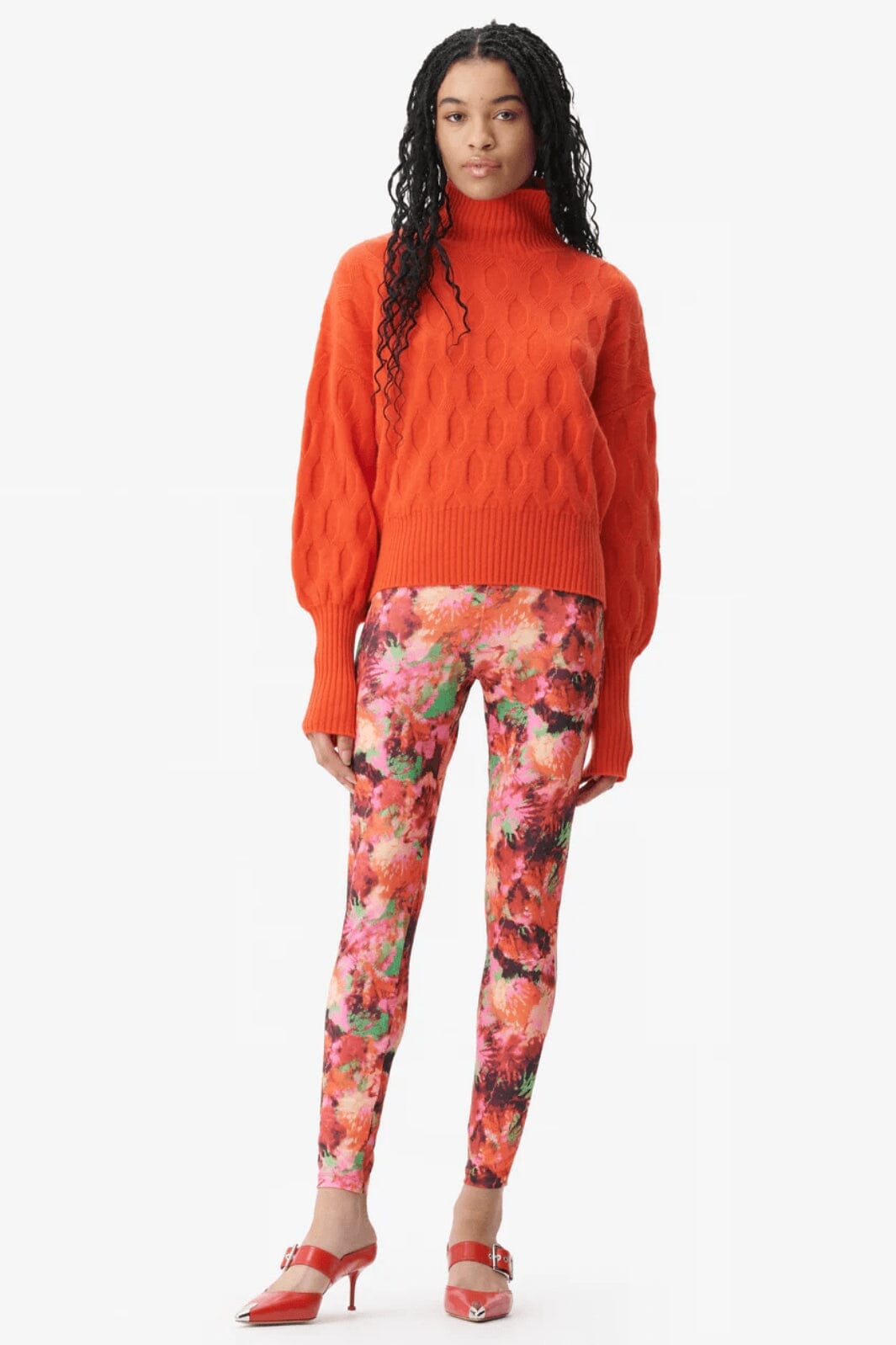 Lala Berlin - Legging Leonie - shibori flower Leggings 