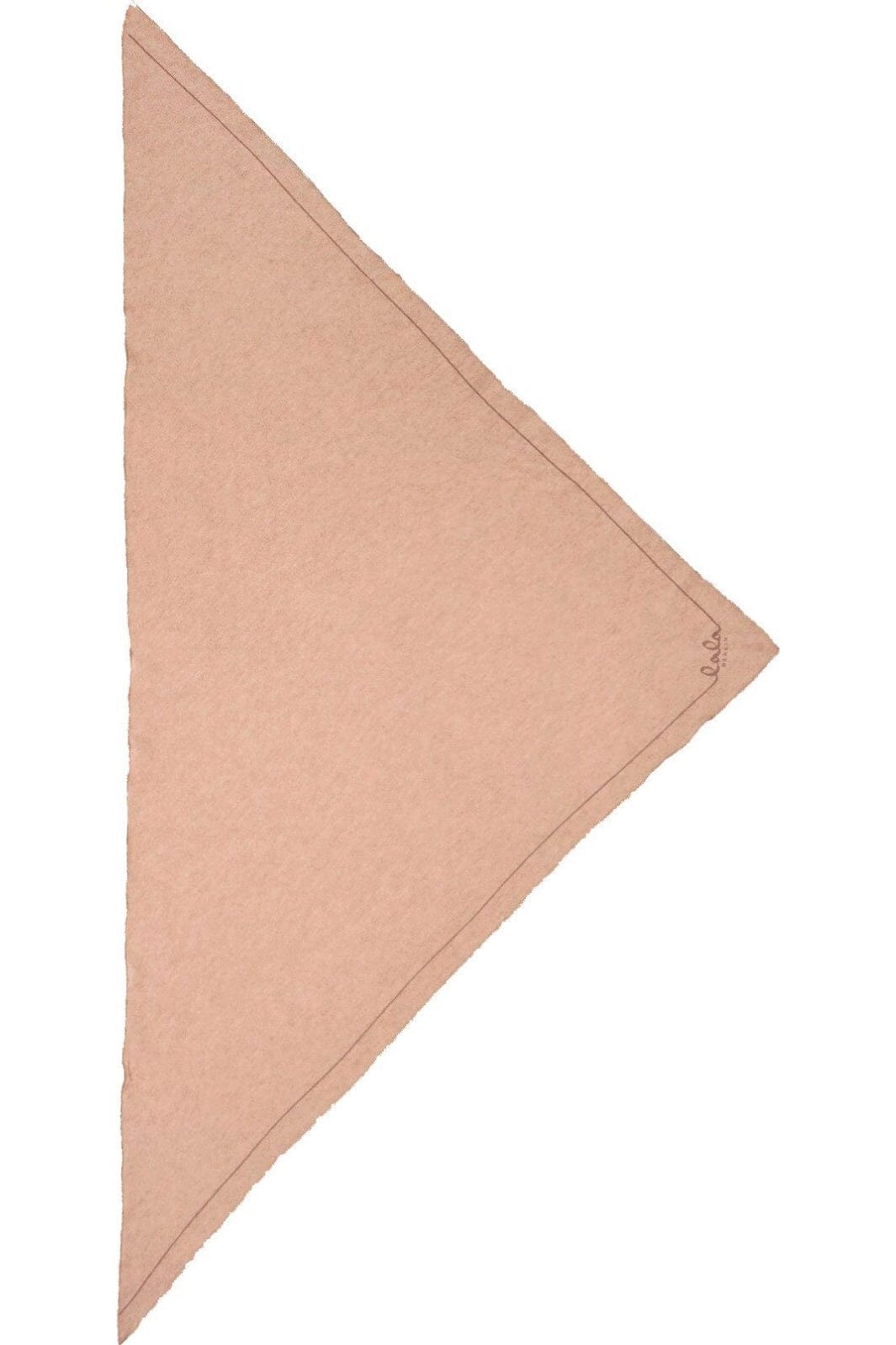 Lala Berlin - Triangle Solid Logo M - Dune Beige Tørklæder 