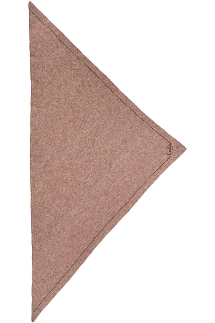 Lala Berlin - Triangle Solid Logo M - Stradivari Dark Brown Melange Tørklæder 