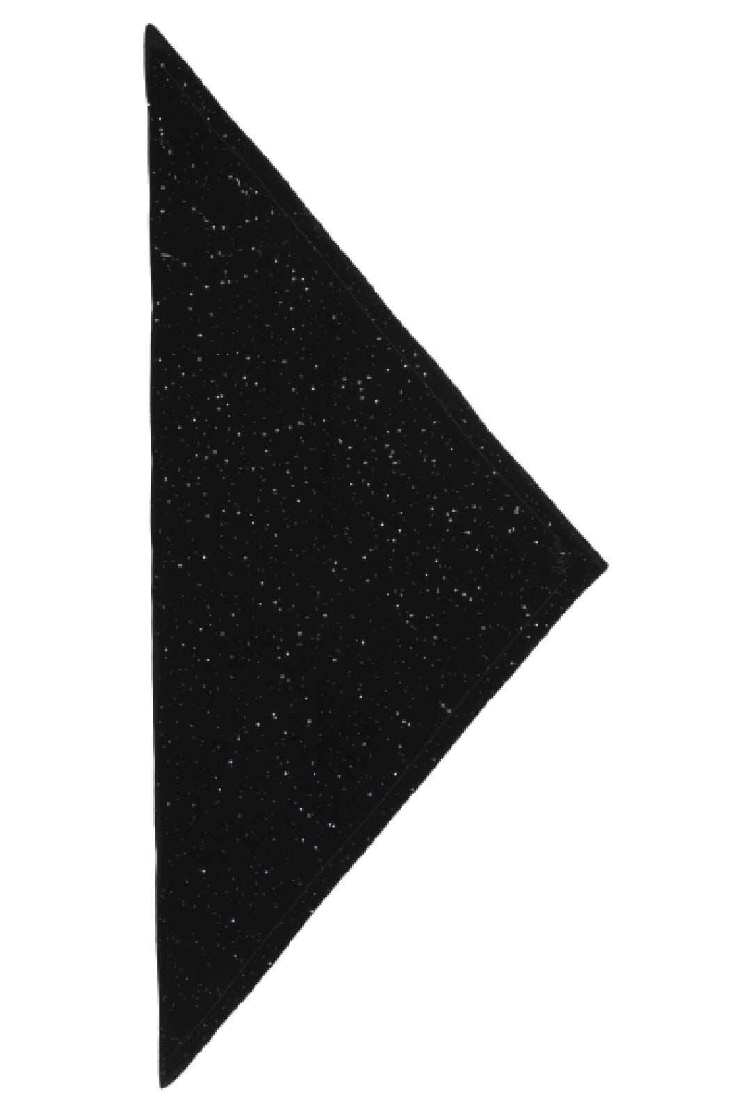 Lala Berlin - Triangle Solid M - Black Sequins Halstørklæder 