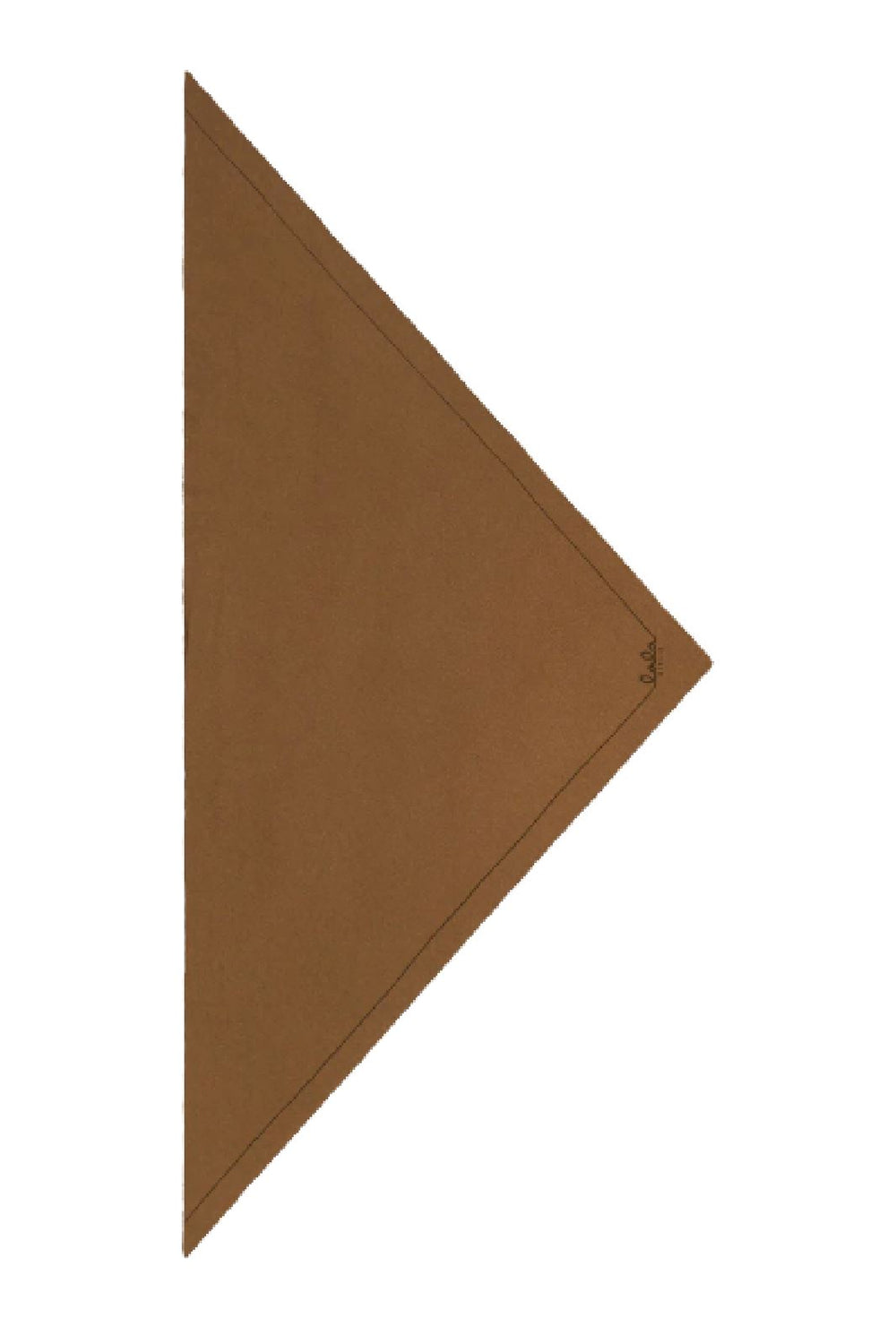 Lala Berlin - Triangle Solid M - mocca Tørklæder 