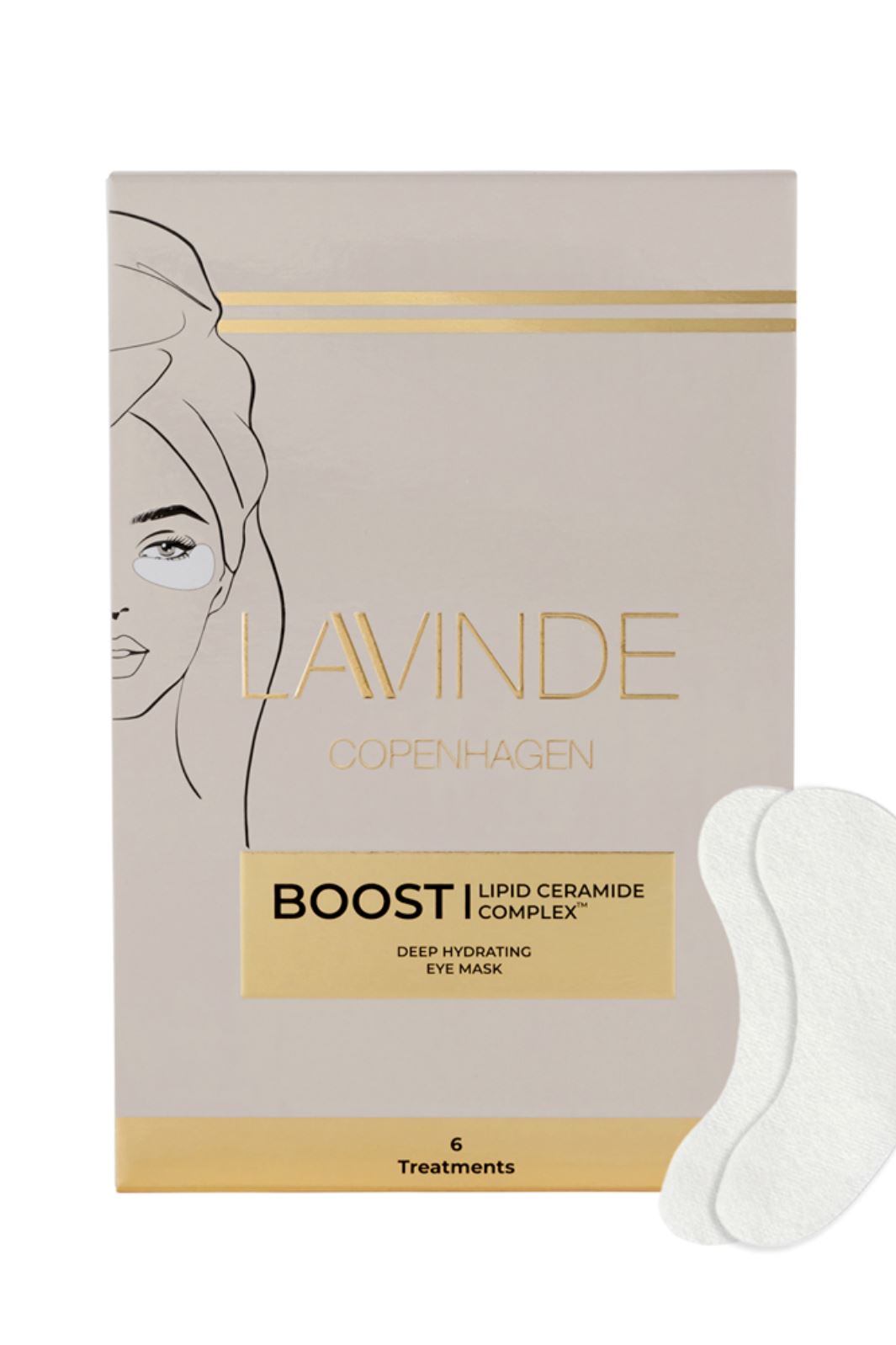Lavinde Copenhagen - Boost - Deep Hydrating Eye Mask (6 Treatments) - 6 stk Øjenpleje 