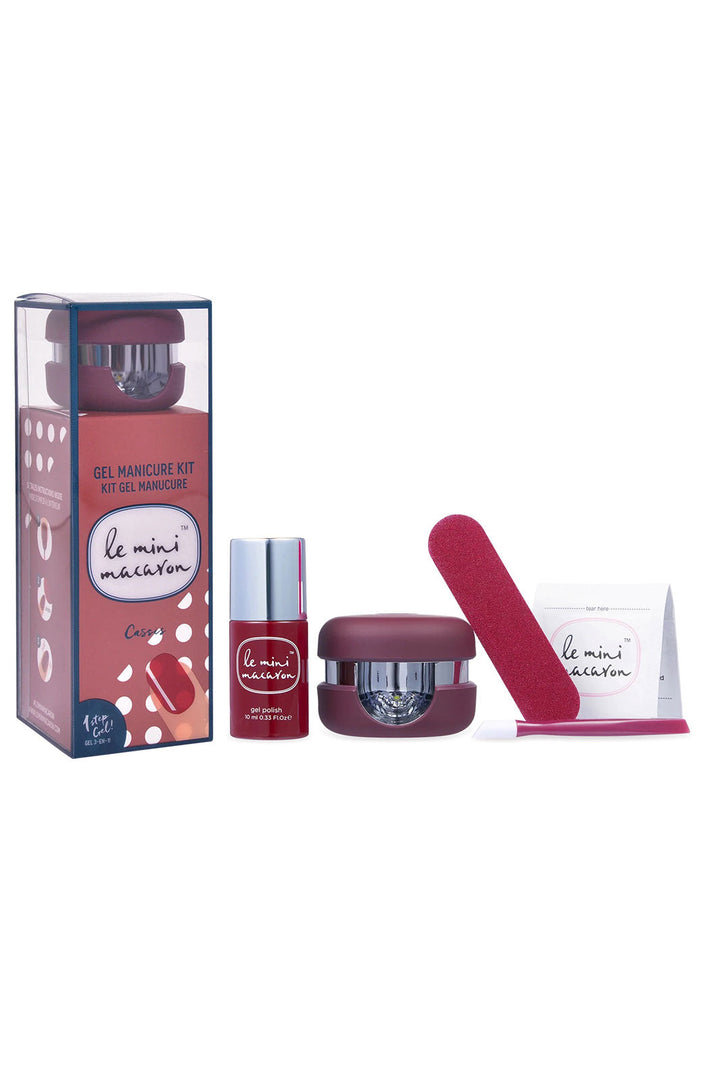 Le Mini Macaron - Gel Manicure Kit - Cassis Neglelak 