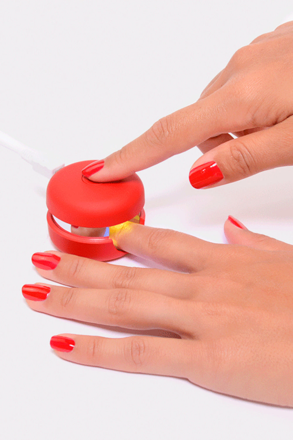 Le Mini Macaron - Gel Manicure Kit - Cherry Red Neglelak 