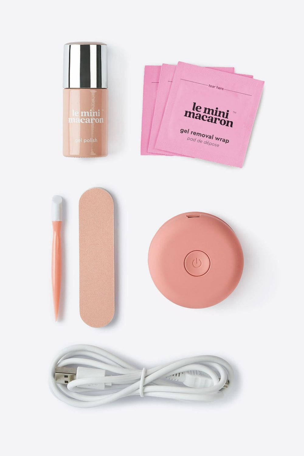 Le Mini Macaron - Gel Manicure Kit - Praline Neglelak 