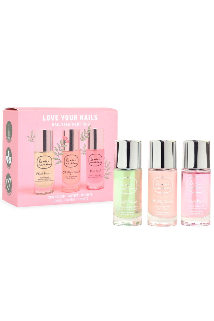 Le Mini Macaron - Love Your Nails - Nail Treatment Trio 3x8g Neglelak 