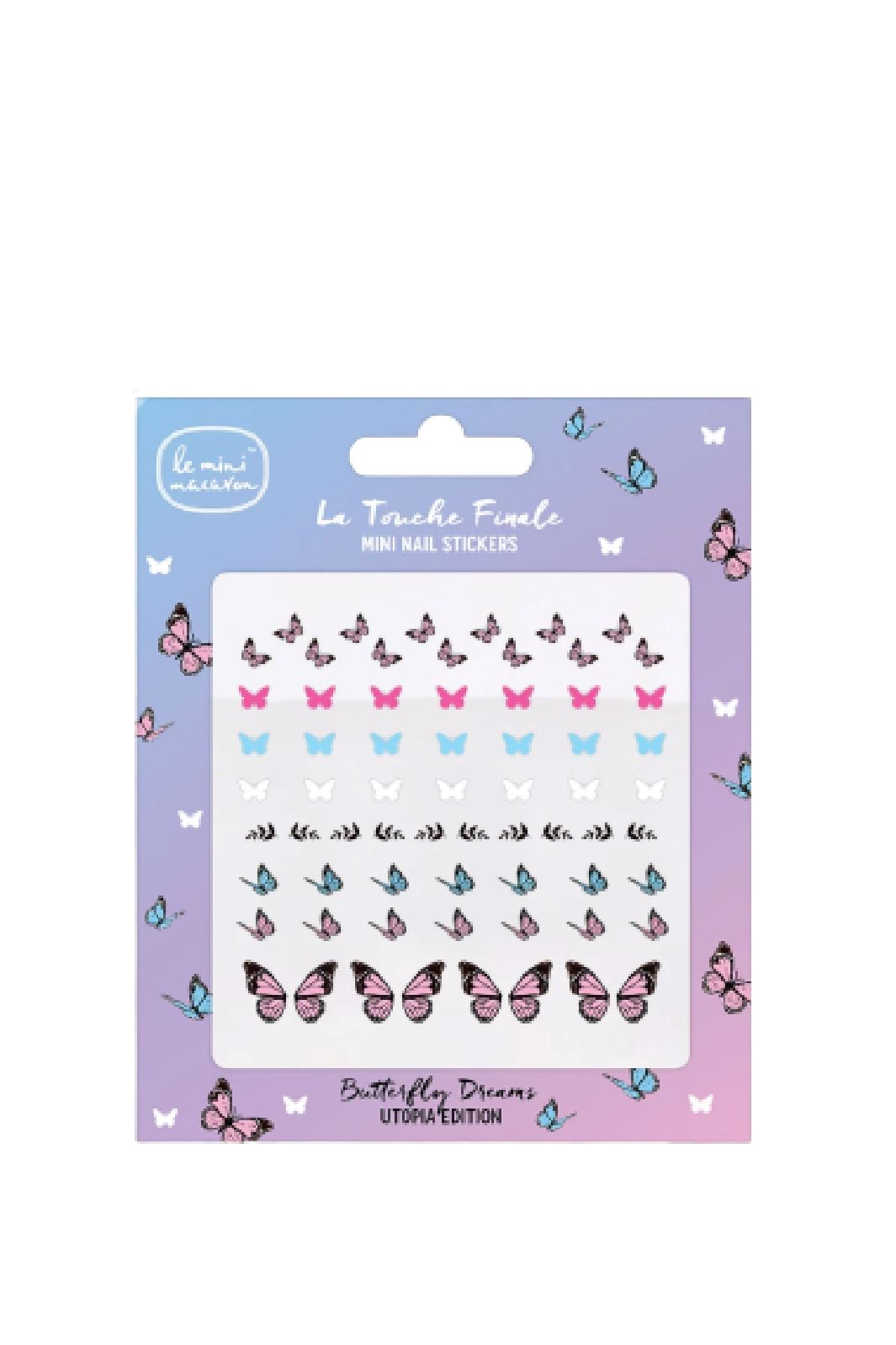 Le Mini Macaron - Mini Nail Art - Butterfly Dreams Negle ting 