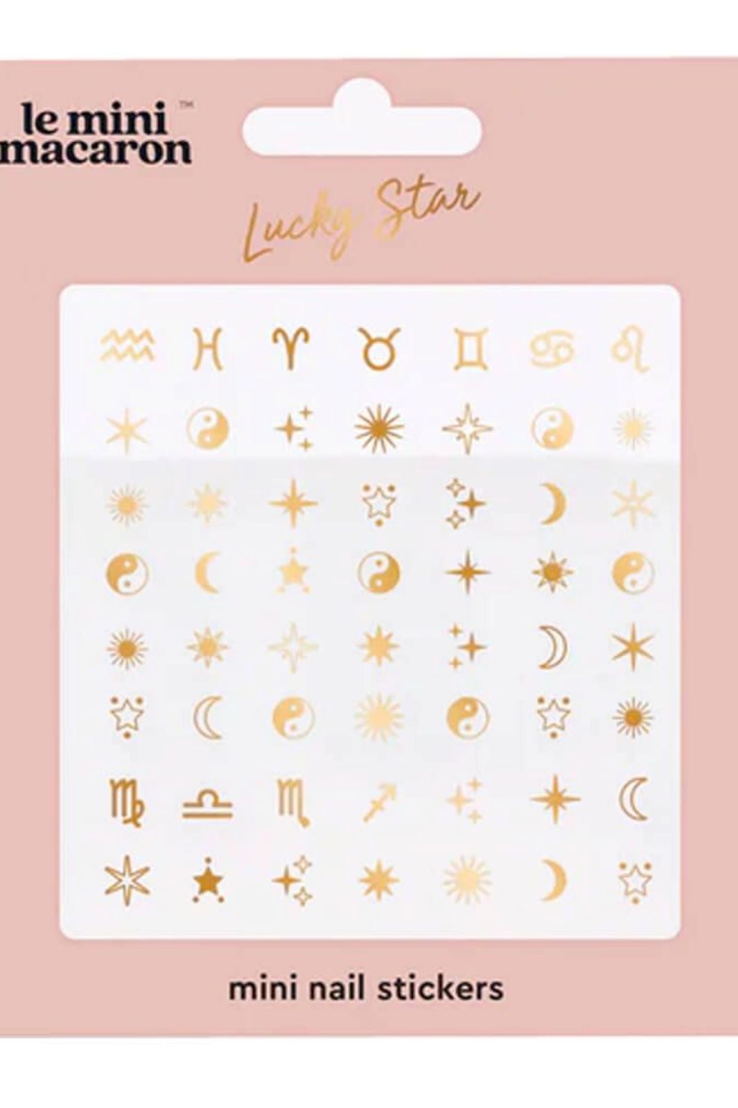 Le Mini Macaron - Mini Nail Stickers - Lucky Stars Neglelak 