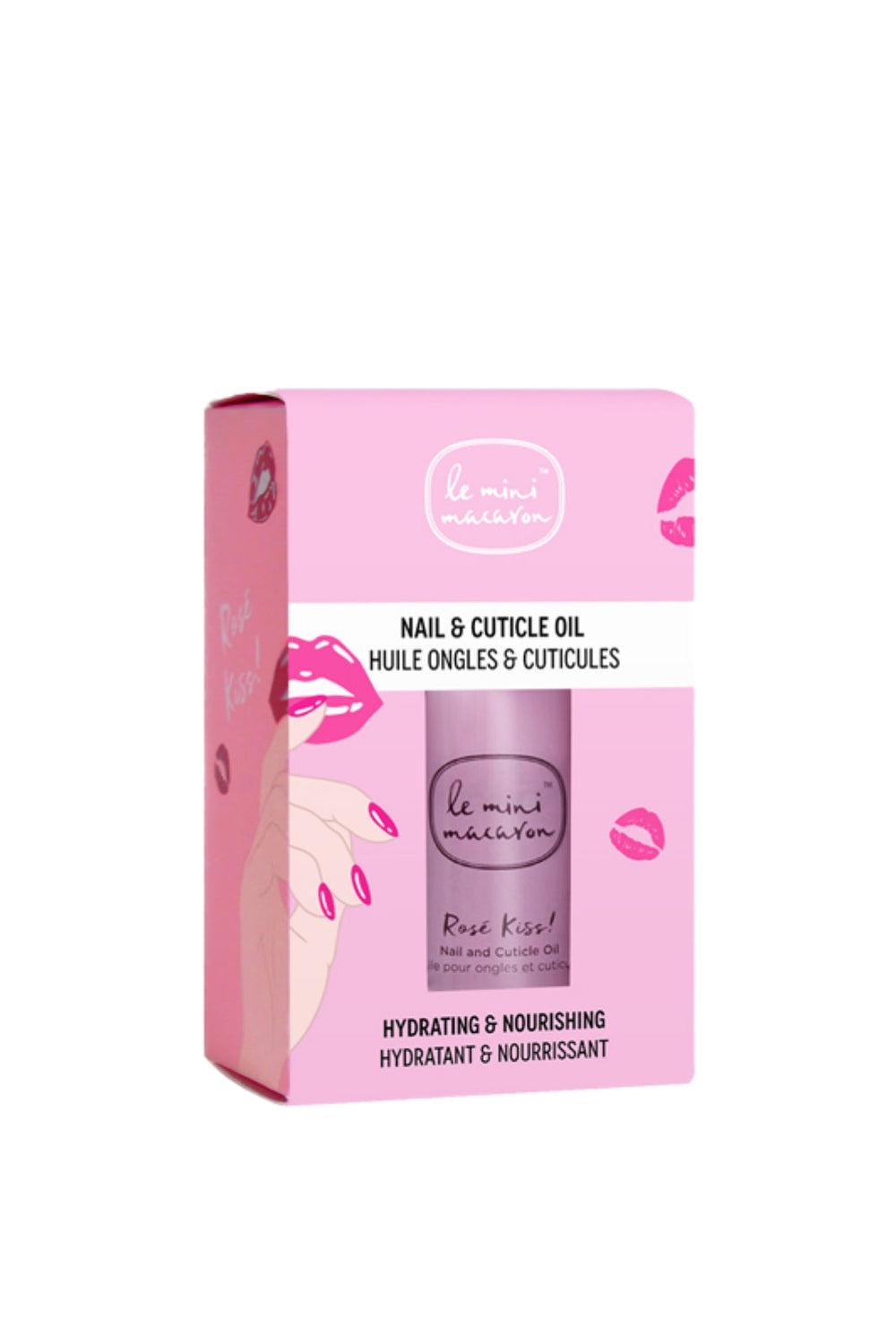 Le Mini Macaron - Rose Kiss- Nail & Cuticle Oil Nail Polishes 