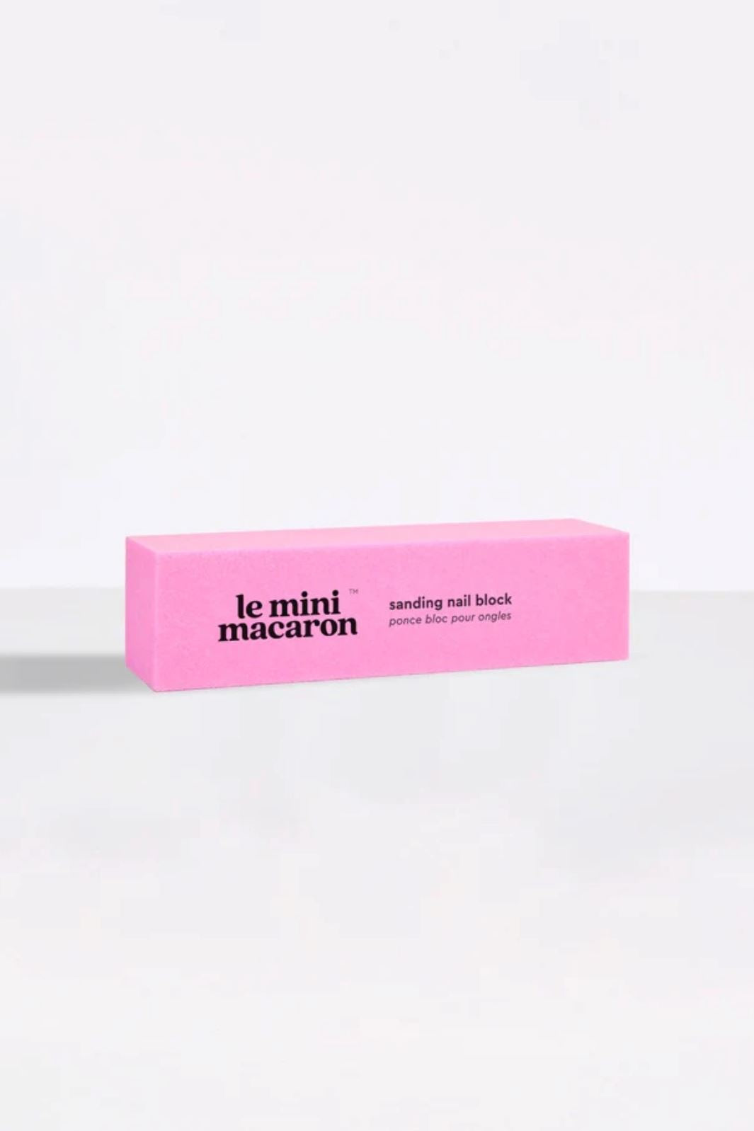 Le Mini Macaron - Sanding Nail Block - Pink Neglefile 