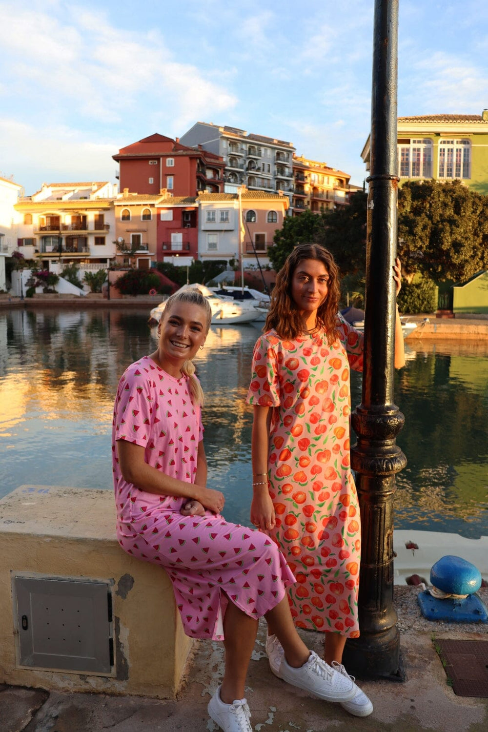 Liberte - Alma-Tshirt-Dress - Pink Watermelon 