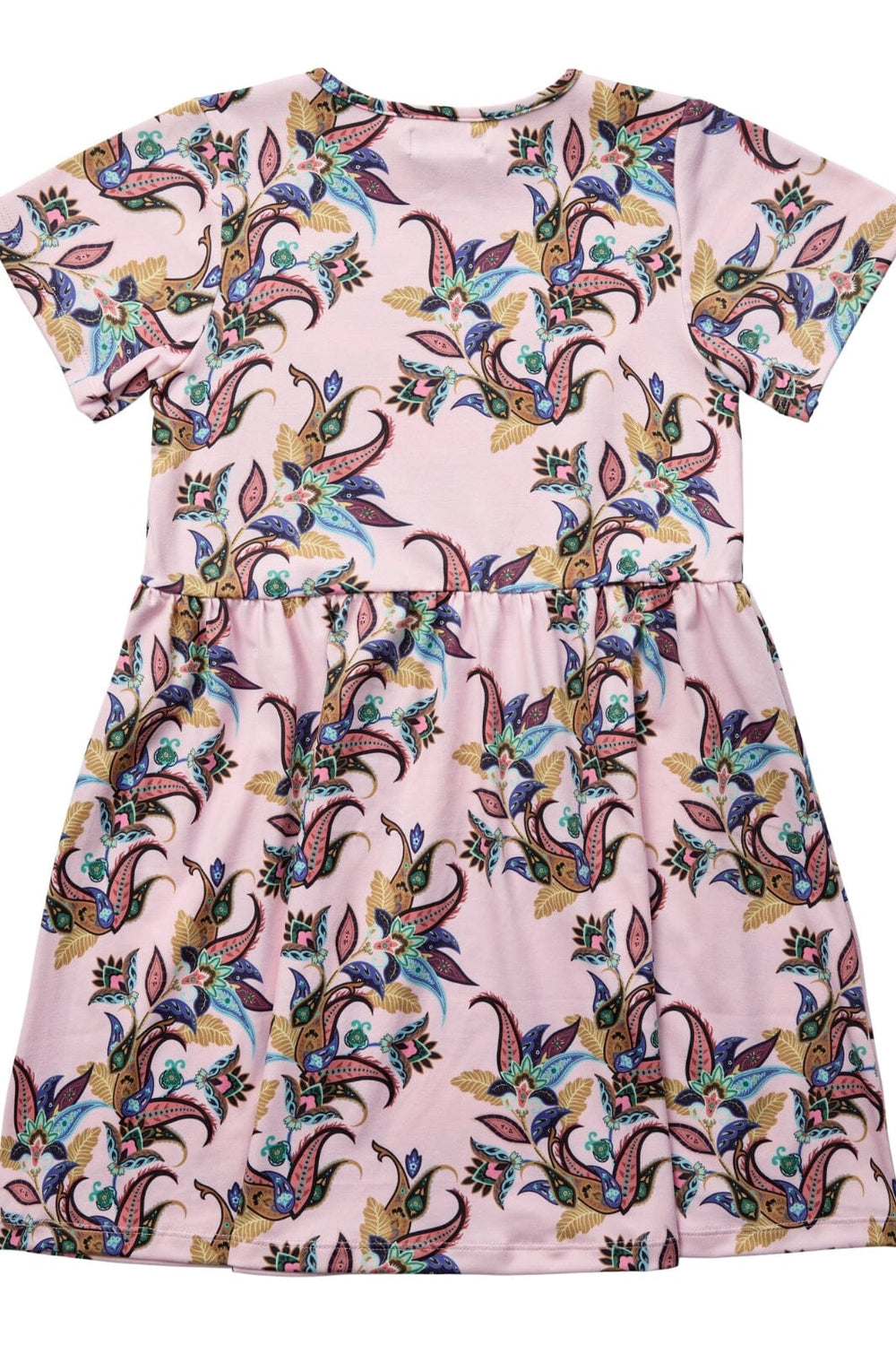 Liberte Ami - Alma-Ss-Babydoll-Dress - Rosa Multicolor Pasiley Kjoler 