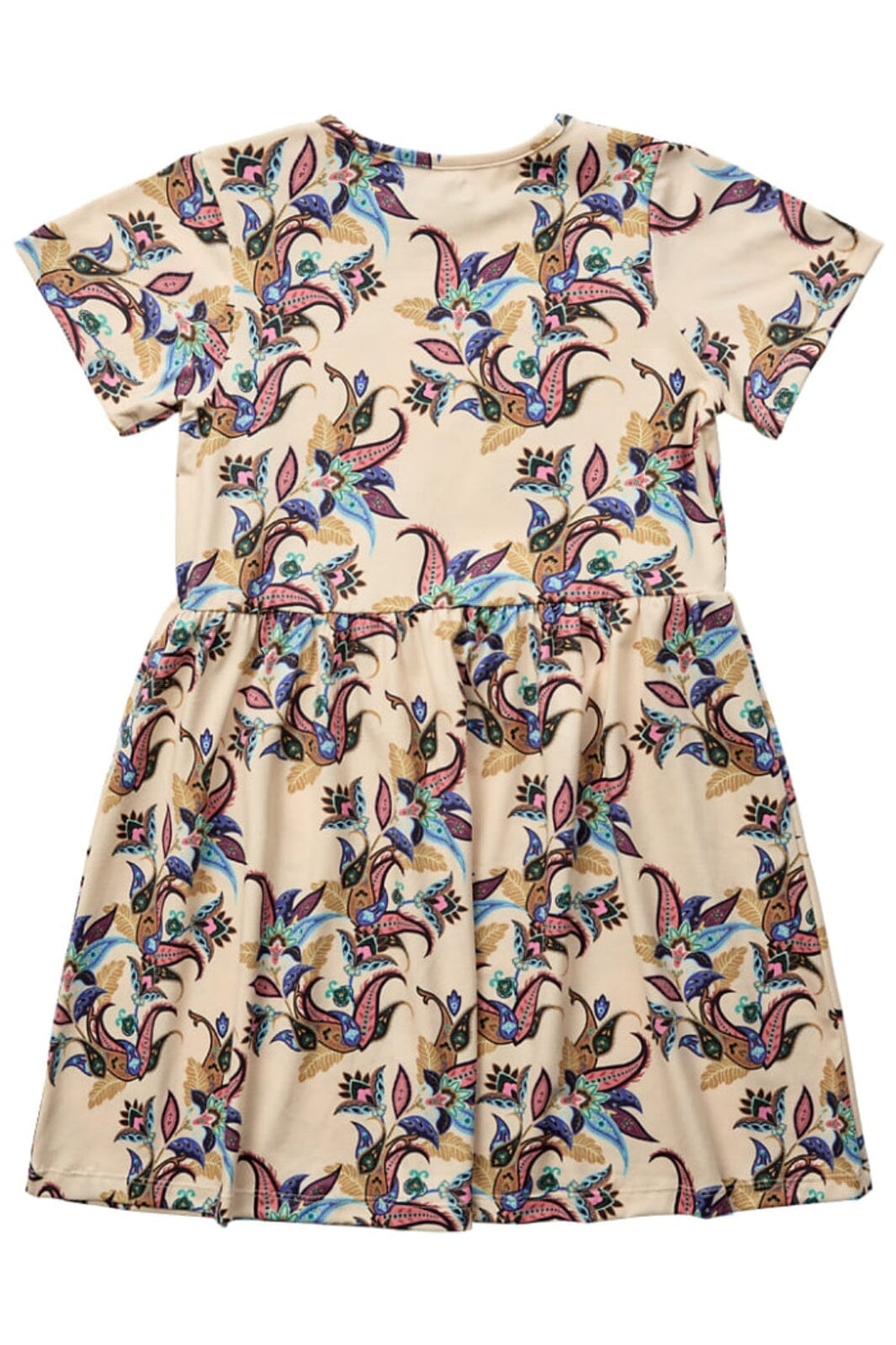 Liberte Ami - Alma-Ss-Babydoll-Dress - Vanilla Multicolor Pasiley Kjoler 
