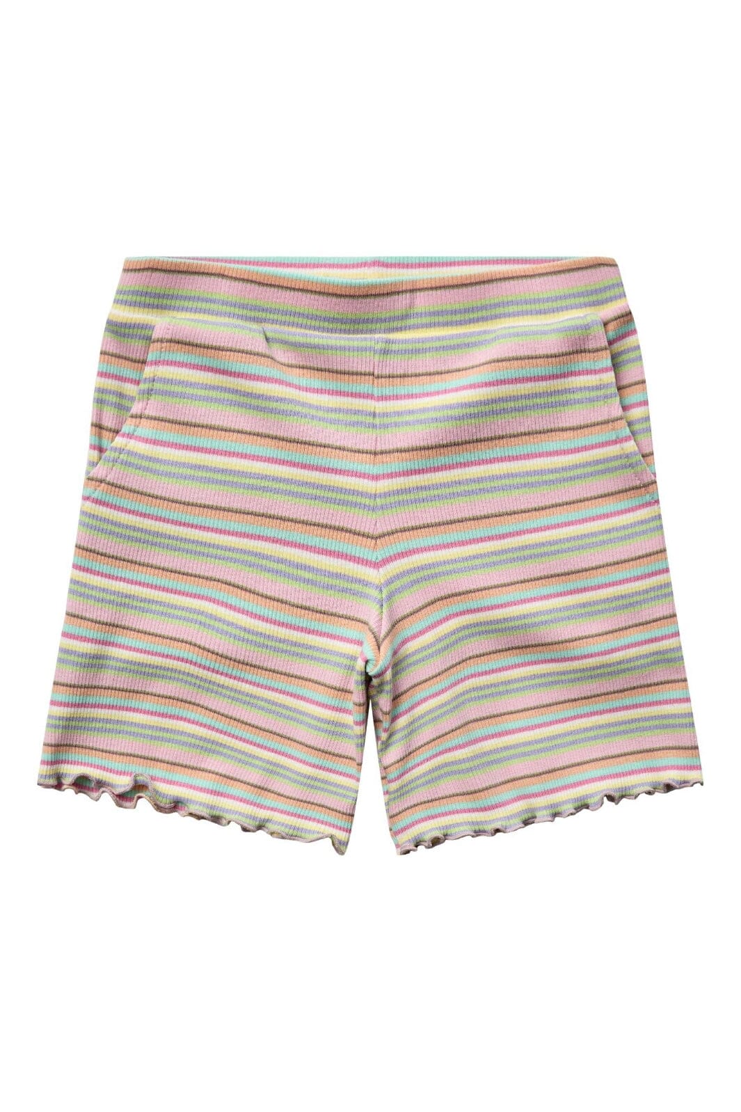 Liberte Ami - Natalia-Shorts-Kids - Multi Mint Stripe Shorts 