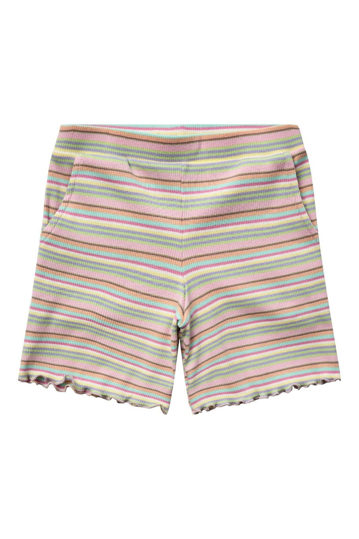 Liberte Ami - Natalia-Shorts-Kids - Multi Mint Stripe Shorts 